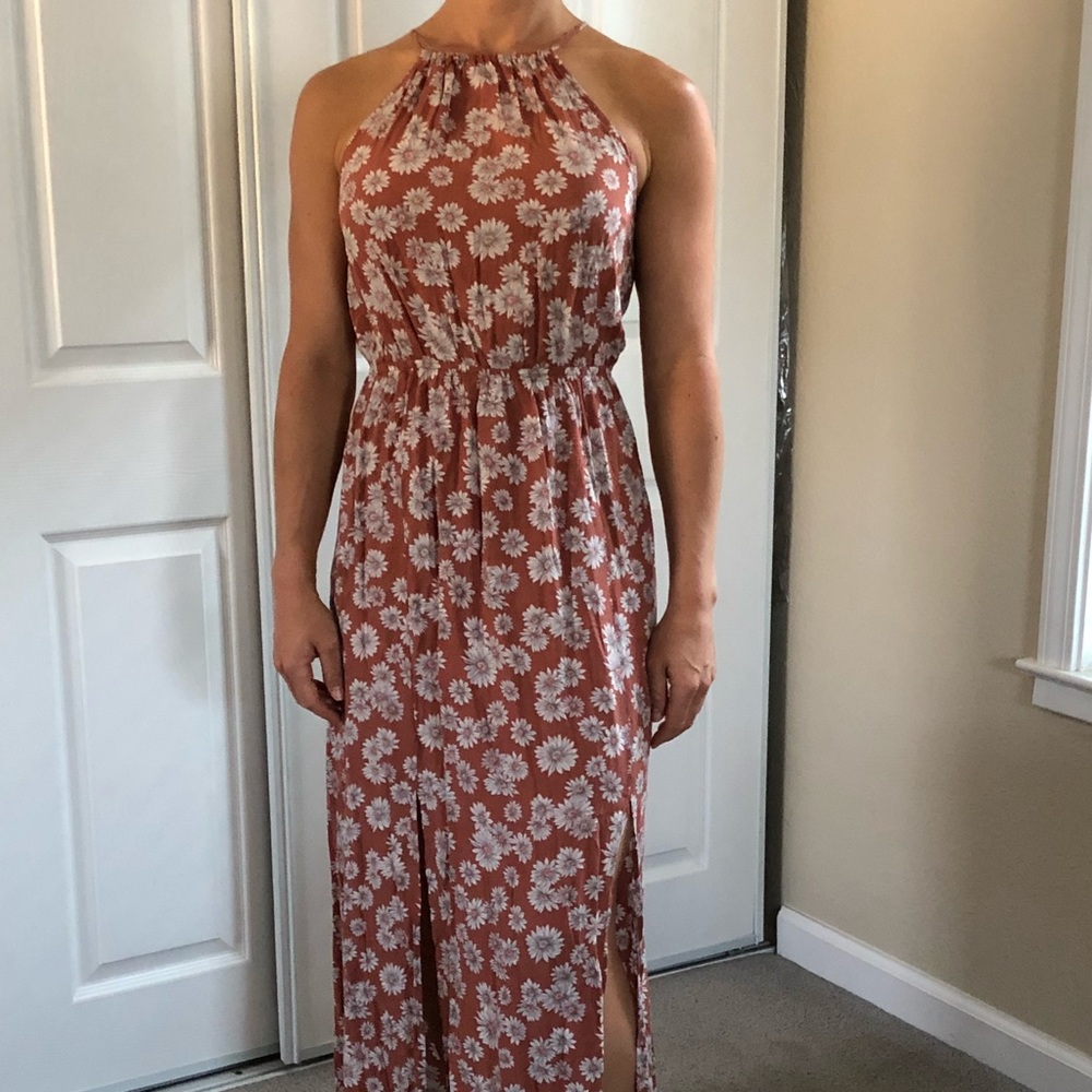 Halter daisy festival dress